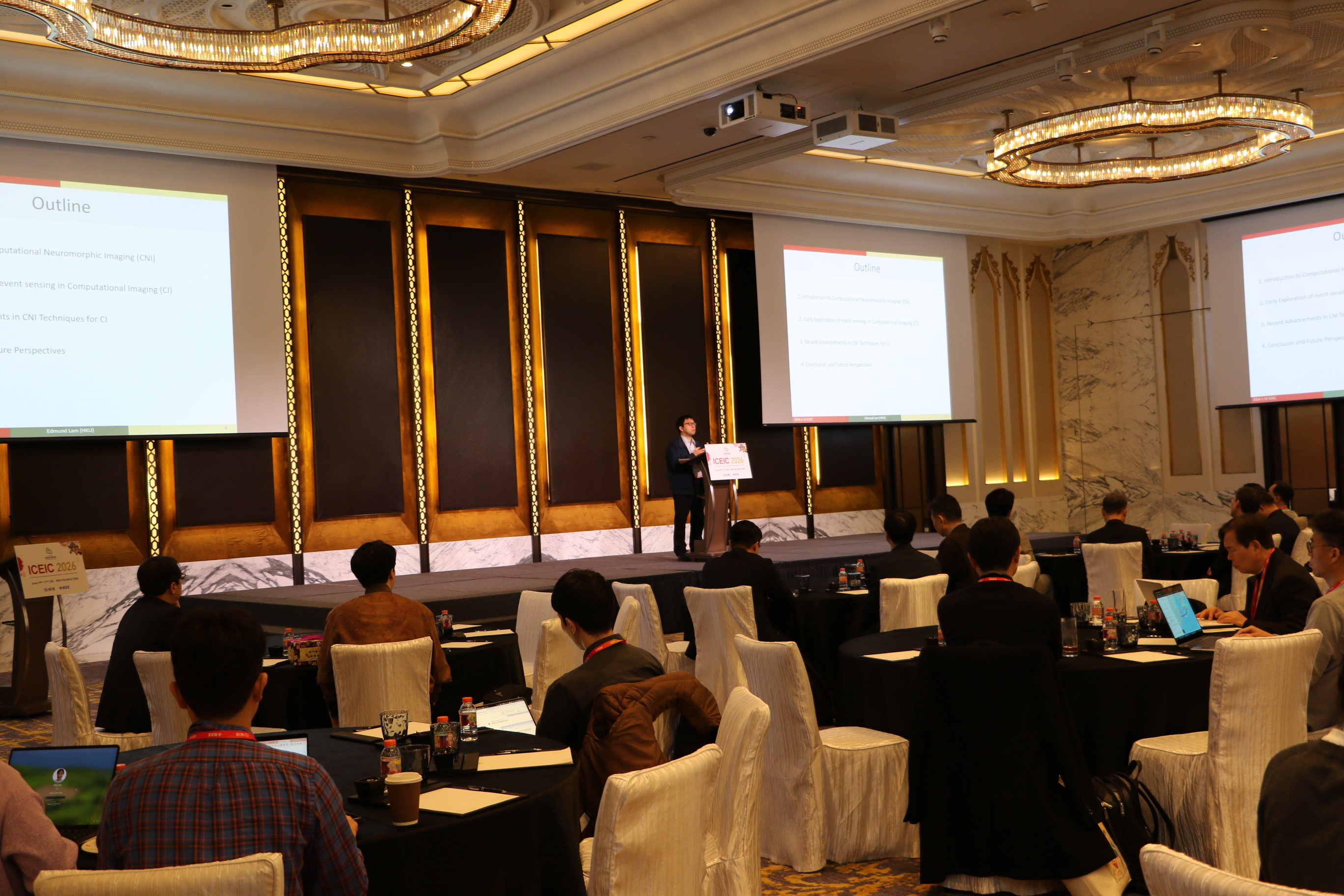 Prof. Lam delivered a plenary talk at The 25th International Conference on Electronics, Information, and Communication (ICEIC 2026)